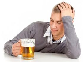 How men drink beer to quit smoking