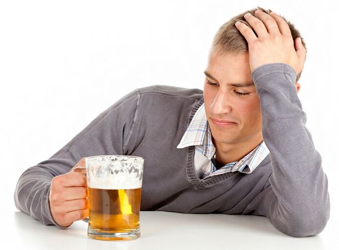 How to quit a man drinking beer